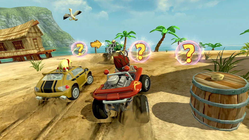 Скачать Beach Buggy Racing [MOD: безлимитные деньги и открыты все машины] — скриншот 3