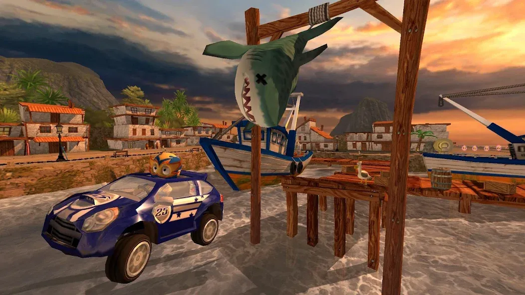 Скачать Beach Buggy Racing [MOD: безлимитные деньги и открыты все машины] — скриншот 5