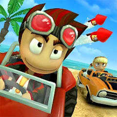 Скачать Beach Buggy Racing [MOD: безлимитные деньги и открыты все машины]