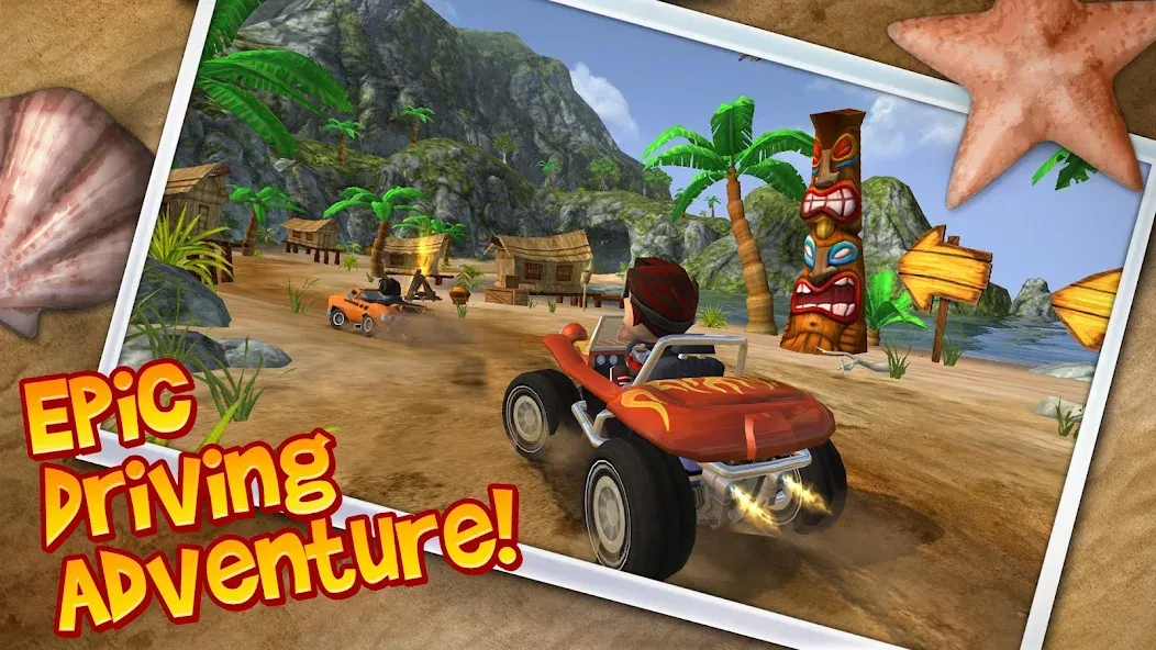 Beach Buggy Blitz [MOD: безлимитные монеты и все машины] на Андроид — скриншот 1