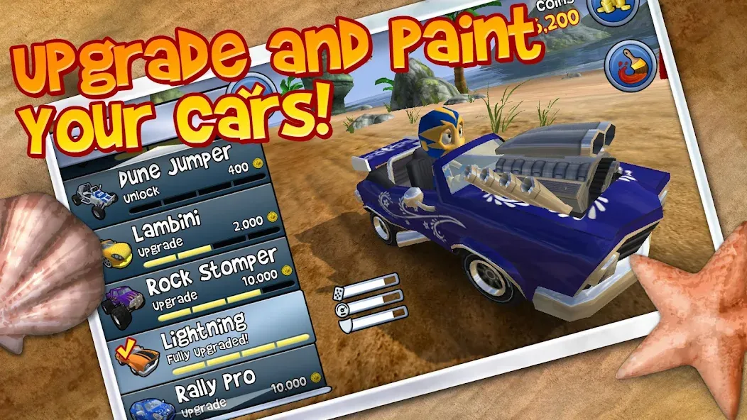 Beach Buggy Blitz [MOD: безлимитные монеты и все машины] на Андроид — скриншот 3
