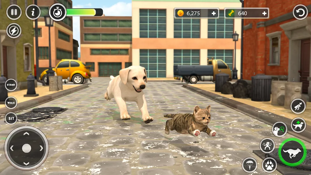 Скачать Dog Simulator Pet Dog Games 3D [MOD: безлимитные деньги и питомцы] — скриншот 4