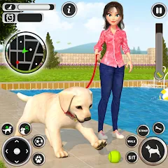 Скачать Dog Simulator Pet Dog Games 3D [MOD: безлимитные деньги и питомцы]