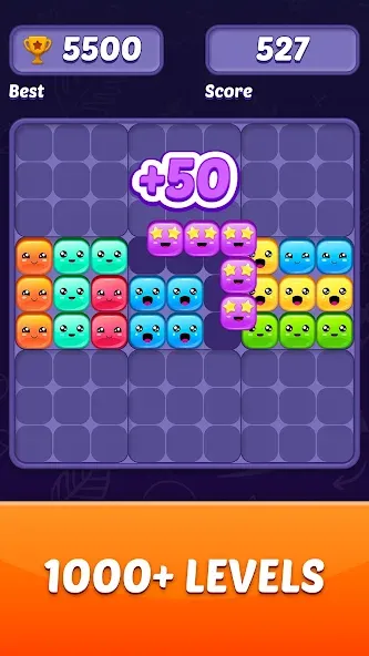 Block Puzzle Game [MOD: без рекламы и бесконечные подсказки] на Андроид — скриншот 2
