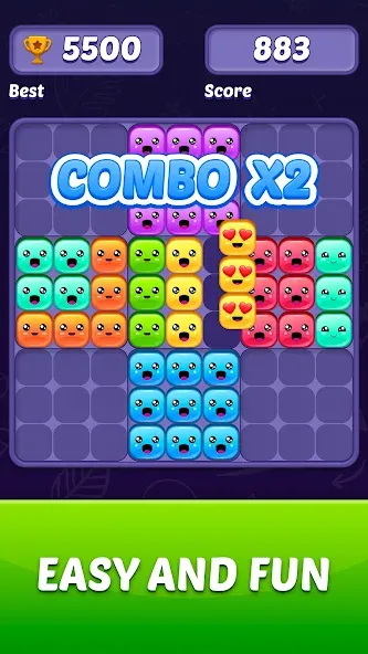 Block Puzzle Game [MOD: без рекламы и бесконечные подсказки] на Андроид — скриншот 3