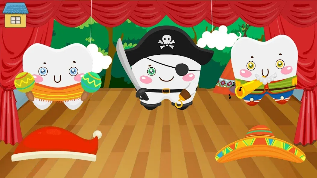 Funny Teeth kids dentist care! [MOD: безлимитные деньги и все инструменты] — Скачать бесплатно (APK) — скриншот 2