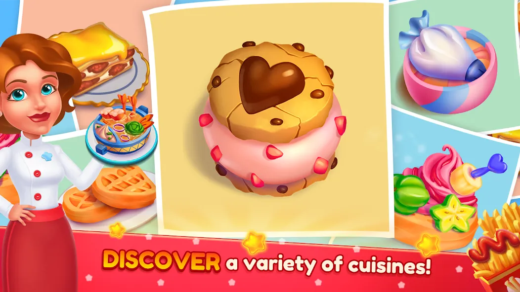 Cooking Artist: Kitchen Game [MOD: безлимитные деньги и энергия] — Скачать бесплатно (APK) — скриншот 3