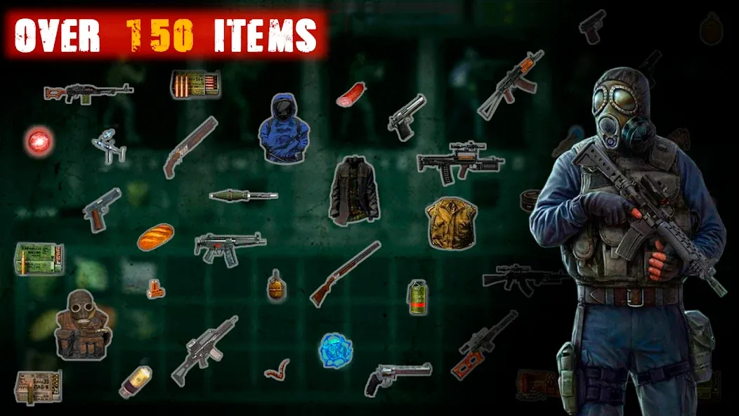 Скачать Project 2609 chernobyl games [MOD: много денег и ресурсов] на телефон — скриншот 2