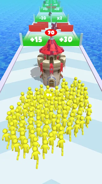 Count Masters Crowd Runner [MOD: безлимитные монеты и все уровни] (Бесплатно / APK) — скриншот 2