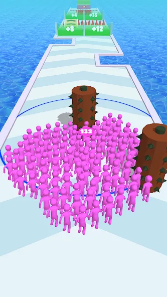 Count Masters Crowd Runner [MOD: безлимитные монеты и все уровни] (Бесплатно / APK) — скриншот 5
