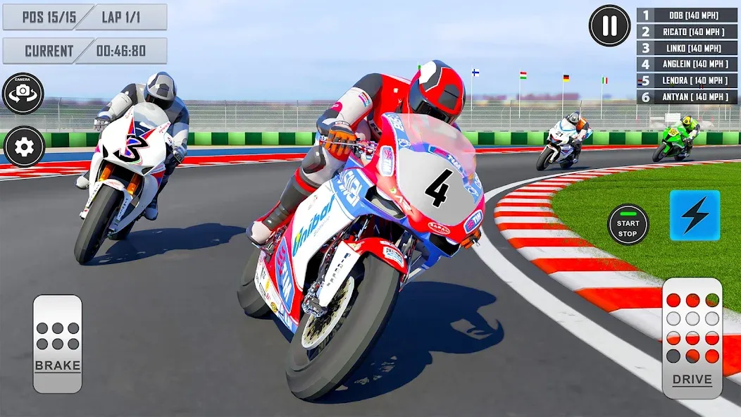 3D Bike Racing Games Offline [MOD: без рекламы и всё открыто] — Скачать бесплатно (APK) — скриншот 1