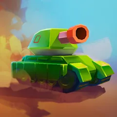 Взломанная Stickman Tank Battle [MOD: безлимитные деньги и мощные танки] на Андроид