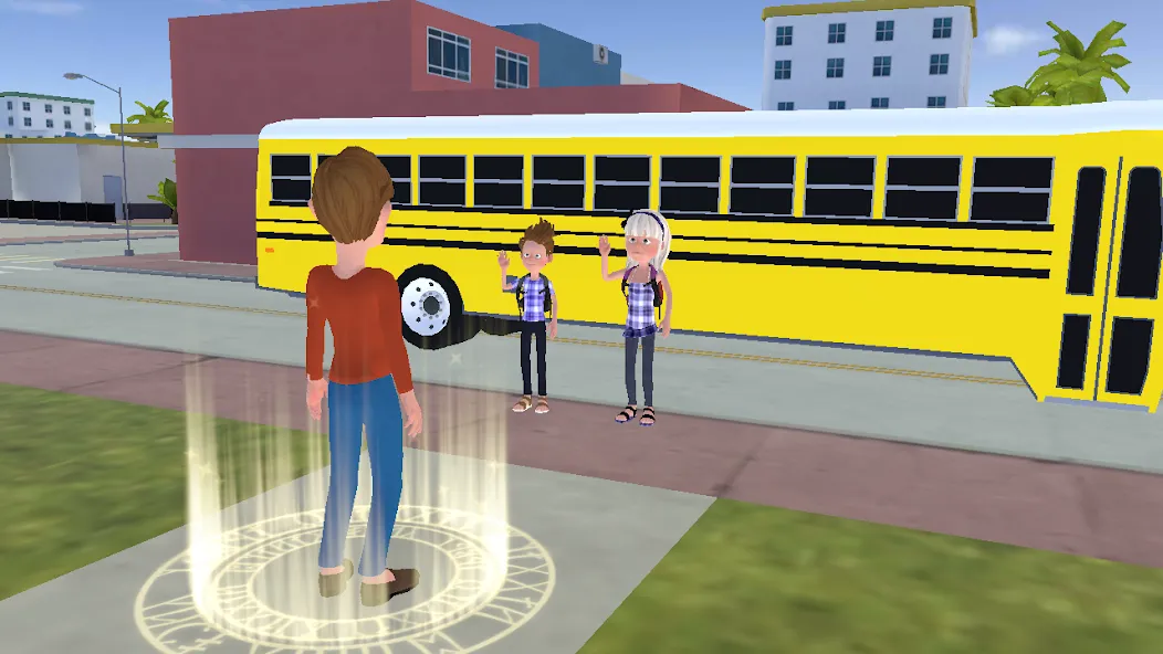 Скачать Super Dad Virtual : Happy Game [MOD: безлимитные деньги и энергия] — скриншот 2