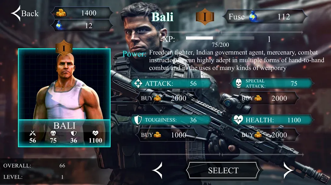 Скачать V Commando shooting [MOD: безлимитные патроны и мощное оружие] на телефон — скриншот 2