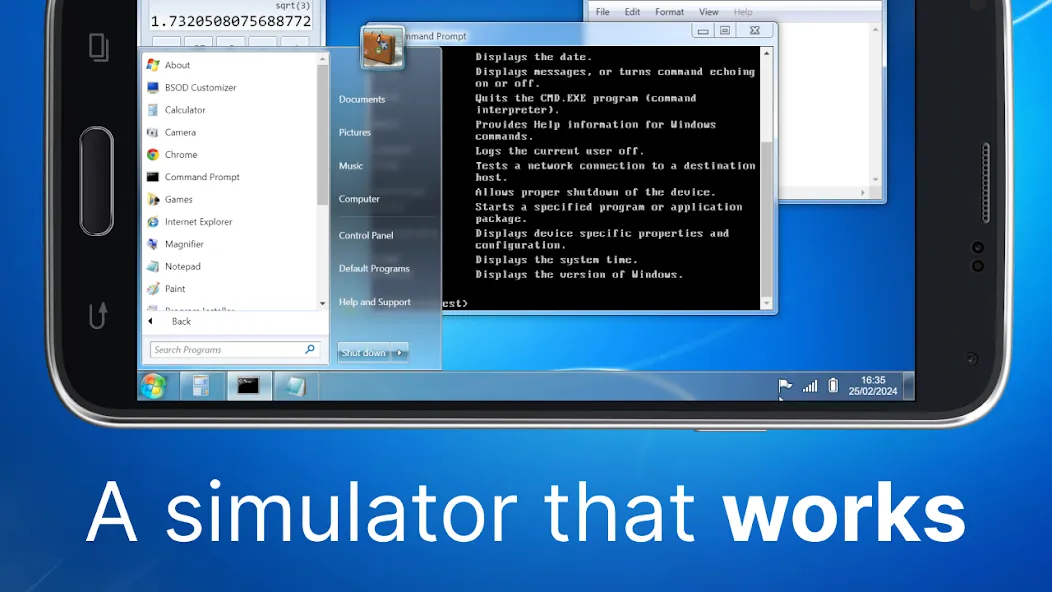 Win7 Simu [MOD: полная версия без ограничений] последняя версия — скриншот 2