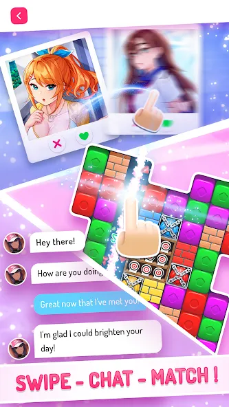 Eroblast: Waifu Dating Sim [MOD: безлимитные деньги и открыты все уровни] последняя версия — скриншот 1