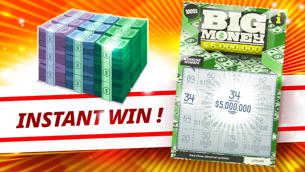 Взломанная Lottery Scratchers - Winners [MOD: безлимитные билеты и крупные выигрыши] на Андроид — скриншот 2