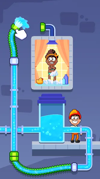 Скачать Flow Legends: Pipe Games [MOD: подсказки без ограничений и открыты уровни] — скриншот 1