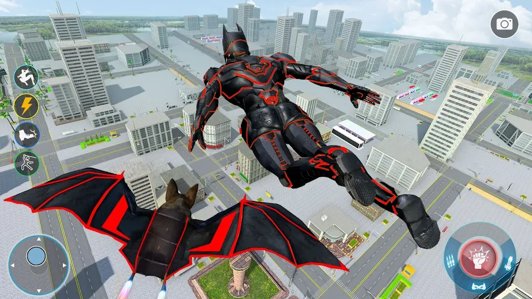Flying Bat Robot Car Transform [MOD: безлимитные деньги и все машины открыты] на Андроид — скриншот 2
