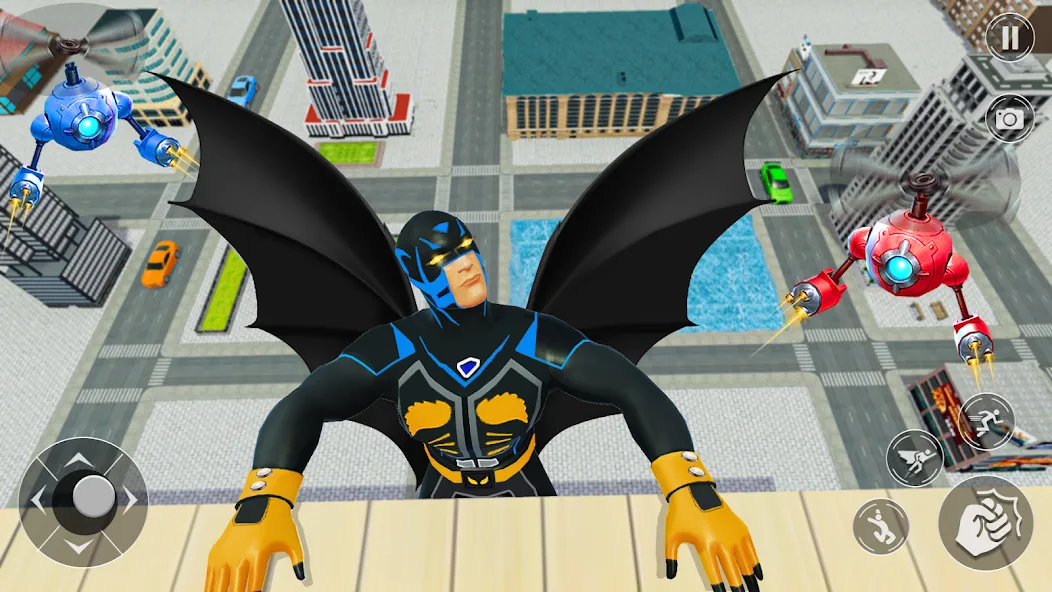 Flying Bat Robot Car Transform [MOD: безлимитные деньги и все машины открыты] на Андроид — скриншот 3