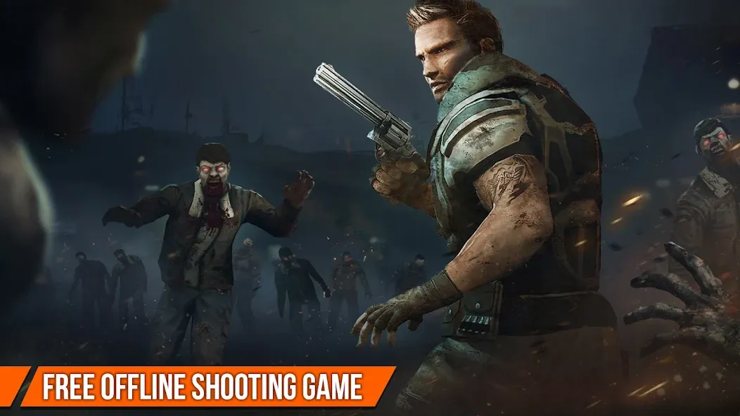 Скачать взлом Dead Target: Zombie Games 3D [MOD: безлимитные патроны и здоровье] — скриншот 5