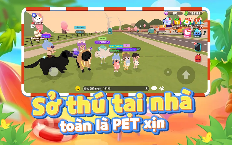 Play Together VNG [MOD: безлимитные ресурсы и открыты все предметы] — Скачать бесплатно (APK) — скриншот 3
