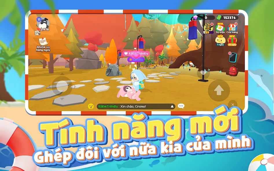 Play Together VNG [MOD: безлимитные ресурсы и открыты все предметы] — Скачать бесплатно (APK) — скриншот 4