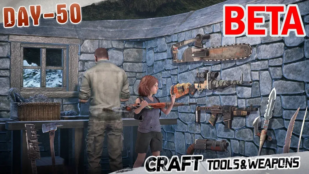LOST in BLUE Beta [MOD: много ресурсов и быстрый крафт] на Андроид — скриншот 5