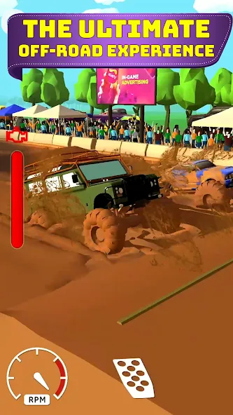 Скачать Mud Racing: 4х4 Off-Road [MOD: безлимитные деньги и топливо] на телефон — скриншот 2