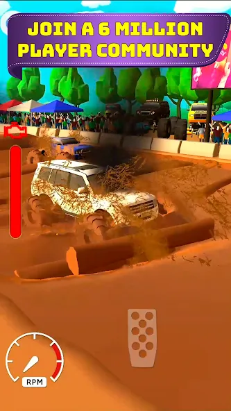 Скачать Mud Racing: 4х4 Off-Road [MOD: безлимитные деньги и топливо] на телефон — скриншот 3