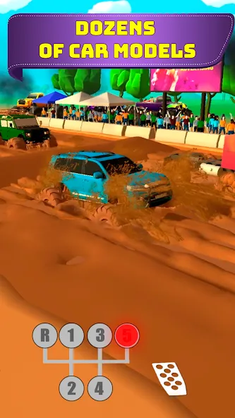Скачать Mud Racing: 4х4 Off-Road [MOD: безлимитные деньги и топливо] на телефон — скриншот 4