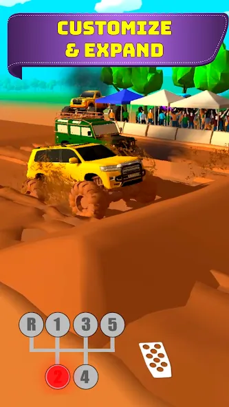 Скачать Mud Racing: 4х4 Off-Road [MOD: безлимитные деньги и топливо] на телефон — скриншот 5