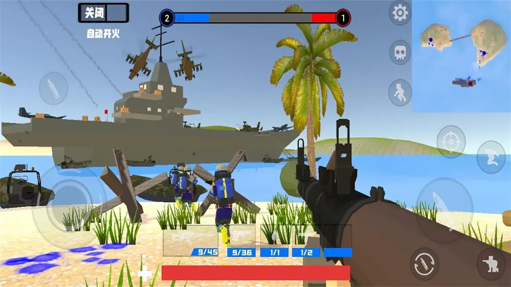 Взломанная battle field simulator [MOD: безлимитные ресурсы и мощное оружие] на Андроид — скриншот 2