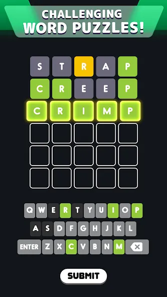 Wordle! [MOD: неограниченные попытки и подсказки] — Скачать бесплатно (APK) — скриншот 2