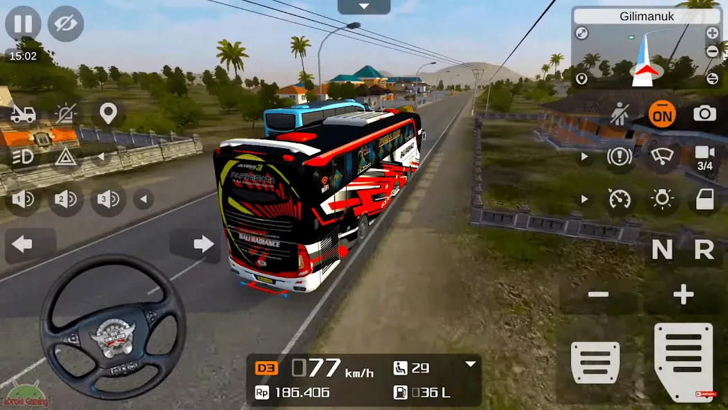 Coach Tourist Bus City Driving [MOD: безлимитные деньги и топливо] (Бесплатно / APK) — скриншот 1