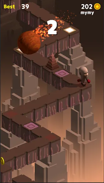 Скачать взлом Zigzag Valley,Endless game [MOD: безлимитные монеты и жизни] — скриншот 4