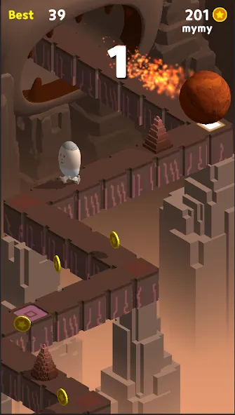 Скачать взлом Zigzag Valley,Endless game [MOD: безлимитные монеты и жизни] — скриншот 5