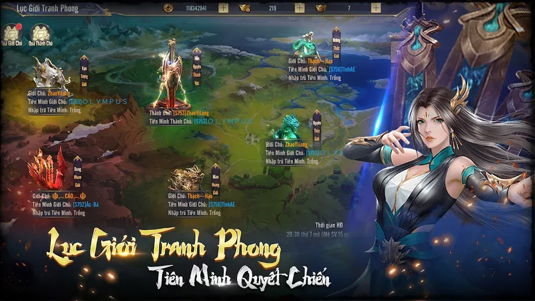 Взломанная Trảm Tiên Quyết - Tru Tiên 5.0 [MOD: безлимитные деньги и усиленные герои] на Андроид — скриншот 2