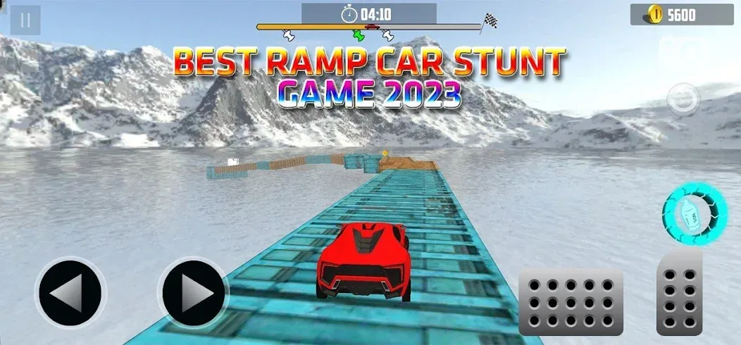 Ramp Car Stunt Challenge [MOD: безлимитные деньги и открыты все машины] — Скачать бесплатно (APK) — скриншот 1