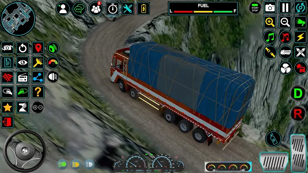 Скачать Indian Truck Offroad Cargo Sim [MOD: безлимитные деньги и открыты все уровни] — скриншот 4