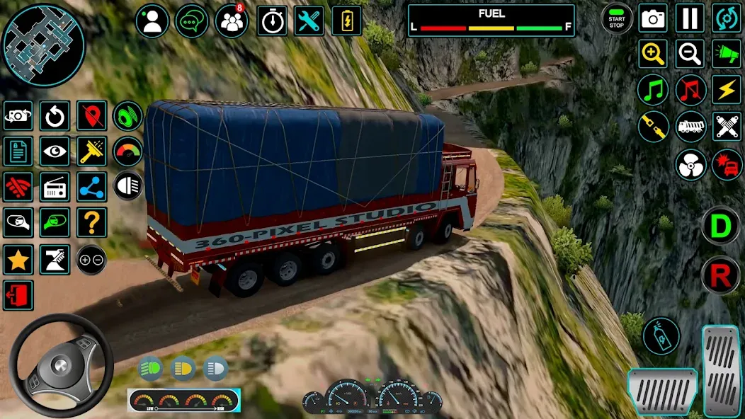 Скачать Indian Truck Offroad Cargo Sim [MOD: безлимитные деньги и открыты все уровни] — скриншот 5