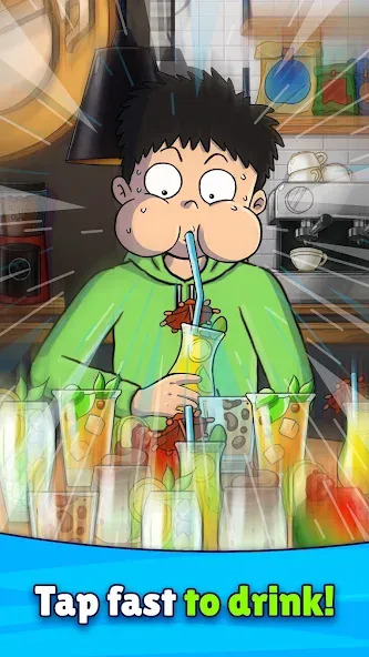 Drink Fighter Clicker Idle [MOD: безлимитные деньги и энергия] на Андроид — скриншот 2