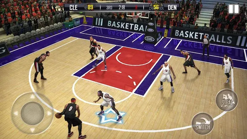 Fanatical Basketball [MOD: безлимитные деньги и энергия] на Андроид — скриншот 1
