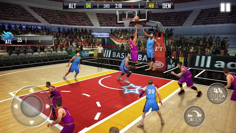 Fanatical Basketball [MOD: безлимитные деньги и энергия] на Андроид — скриншот 4