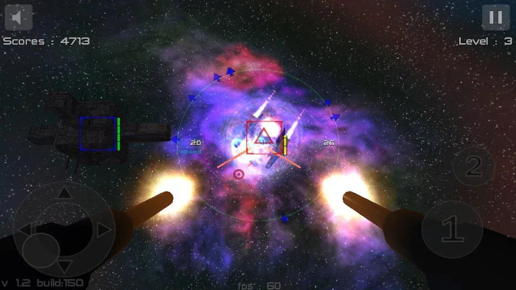 Gunner : Space Defender (Lite] [MOD: безлимитные патроны и здоровье] — Скачать бесплатно (APK) — скриншот 1