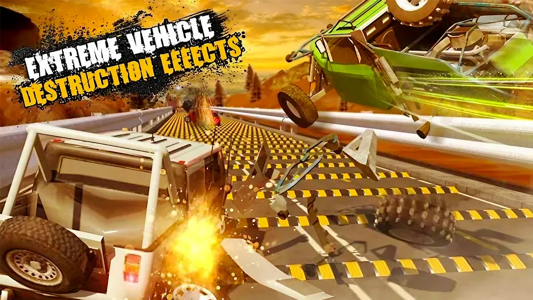 Car Crash Speed Bump Car Games [MOD: безлимитные деньги и все машины открыты] (Бесплатно / APK) — скриншот 2