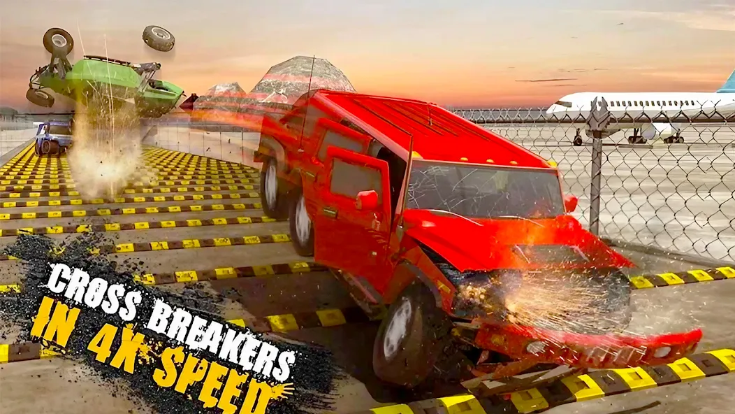 Car Crash Speed Bump Car Games [MOD: безлимитные деньги и все машины открыты] (Бесплатно / APK) — скриншот 3