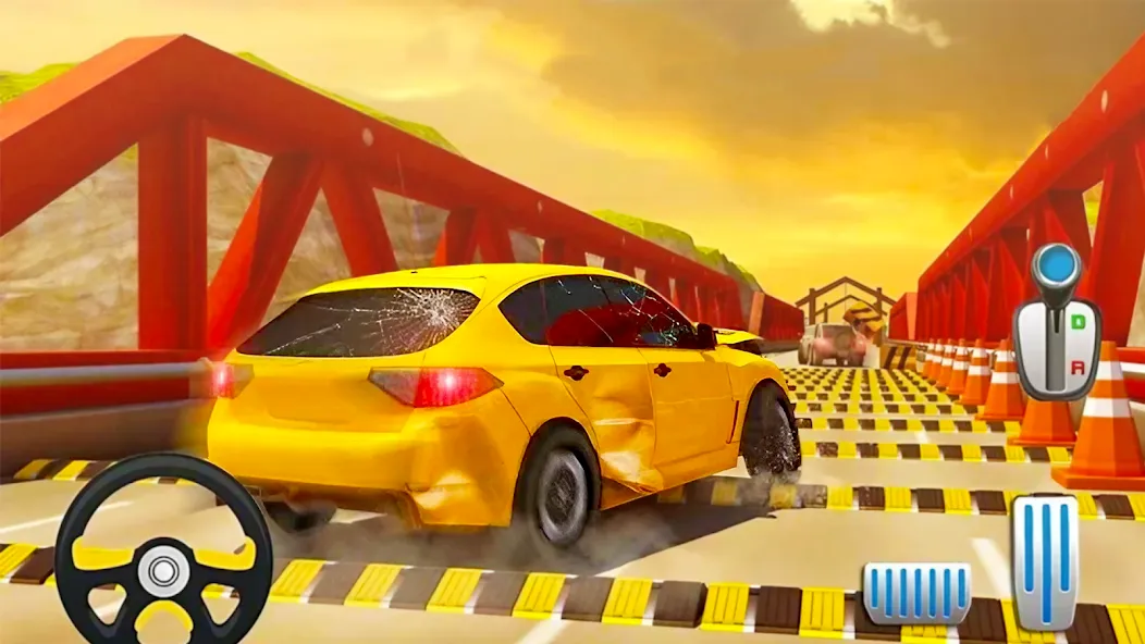 Car Crash Speed Bump Car Games [MOD: безлимитные деньги и все машины открыты] (Бесплатно / APK) — скриншот 4