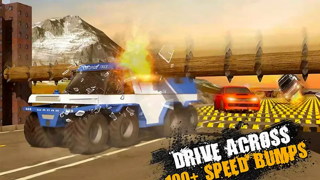 Car Crash Speed Bump Car Games [MOD: безлимитные деньги и все машины открыты] (Бесплатно / APK) — скриншот 5