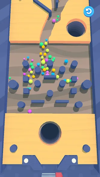 Скачать Sand Balls - Puzzle Game [MOD: безлимитные деньги и подсказки] — скриншот 2
